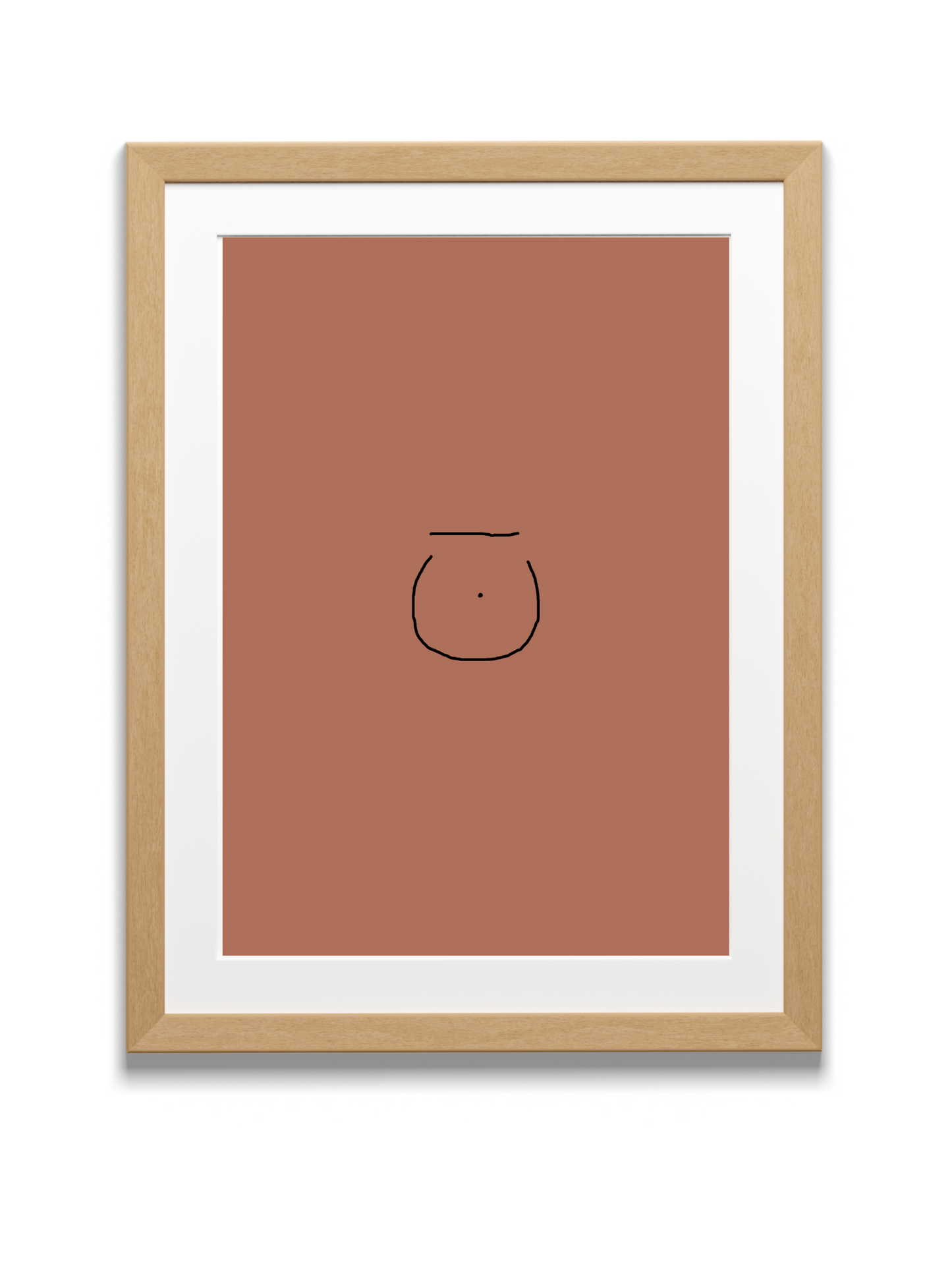 Divine Attributes | Noon | Arabic Calligraphy | Orange