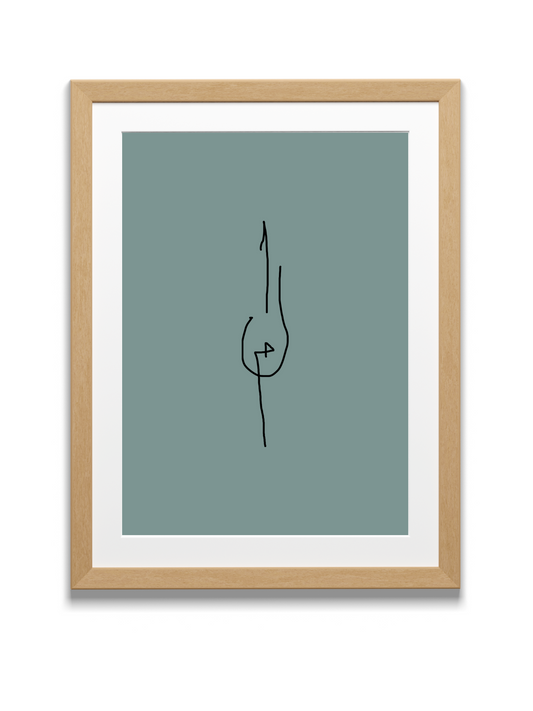 Divine Attributes | Alif laam meem | Arabic Calligraphy | Green