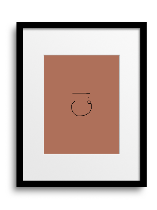 Divine Attributes | Qaf | Arabic Calligraphy | Orange