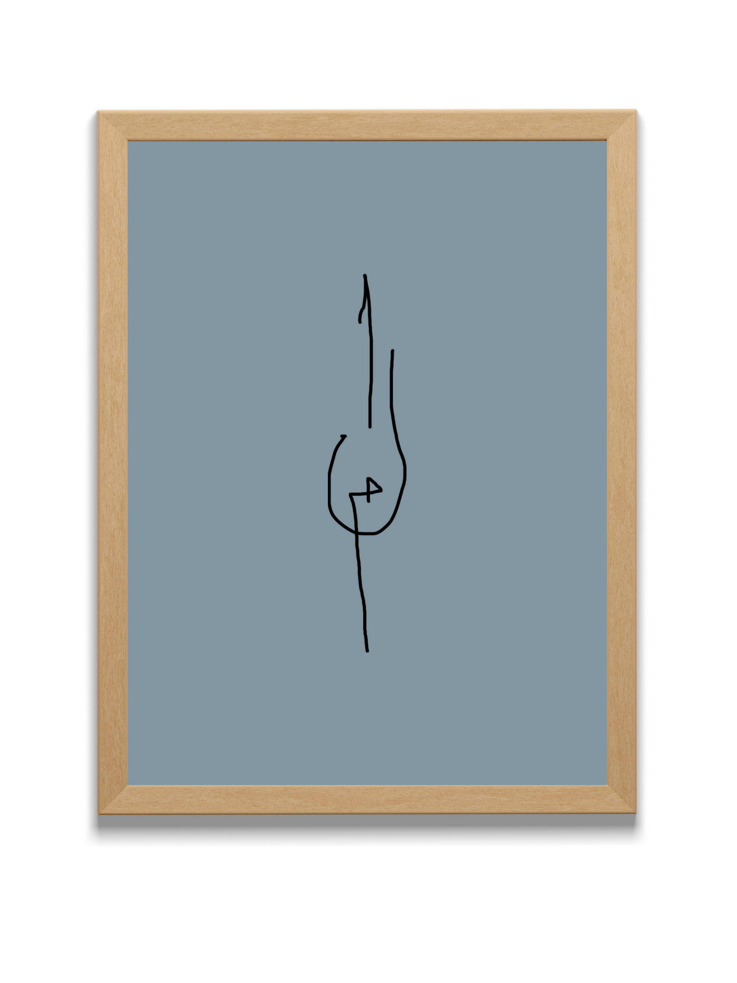 Divine Attributes | Alif laam meem | Arabic Calligraphy | Blue