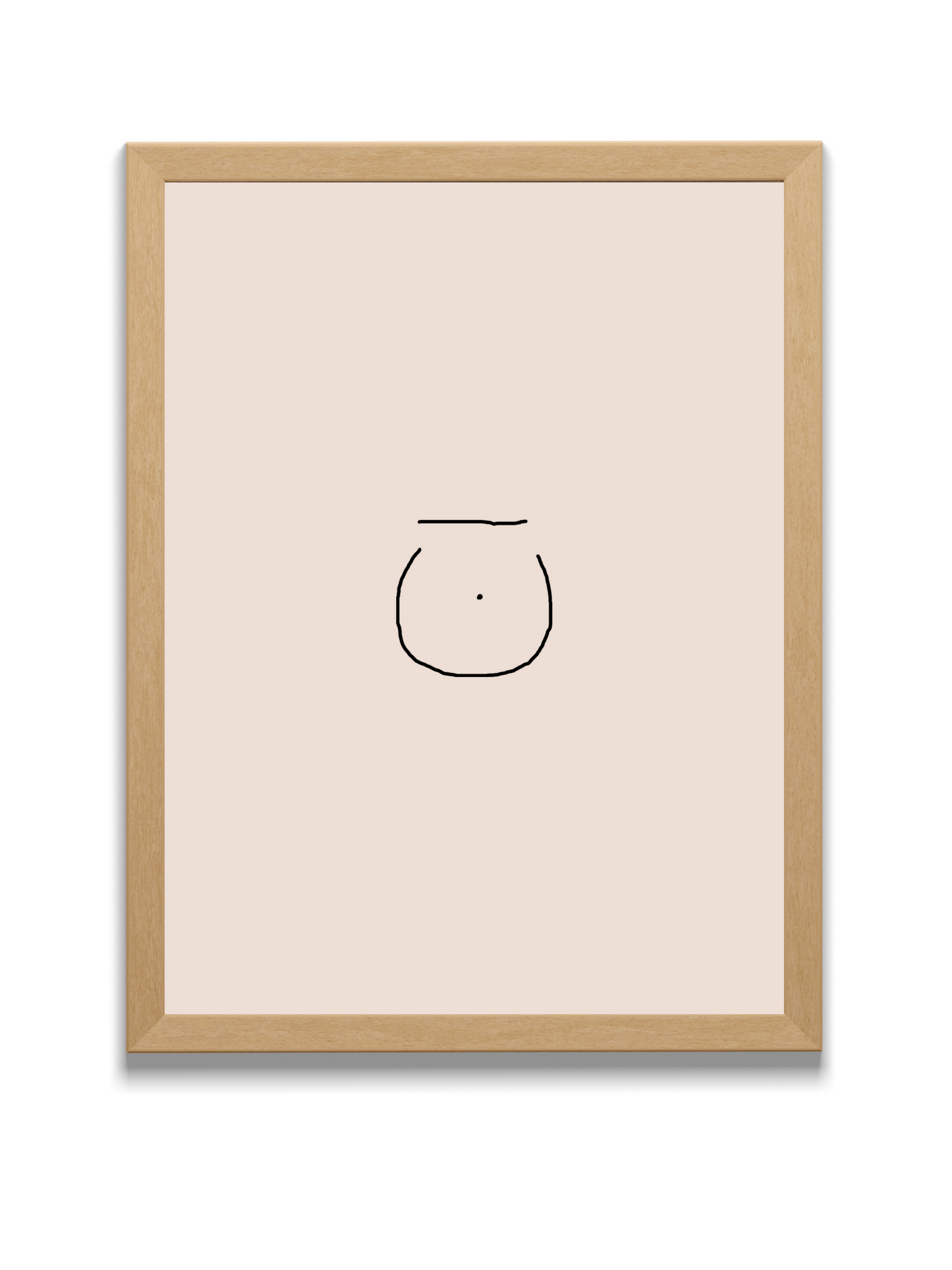 Divine Attributes | Noon | Arabic Calligraphy | Pink