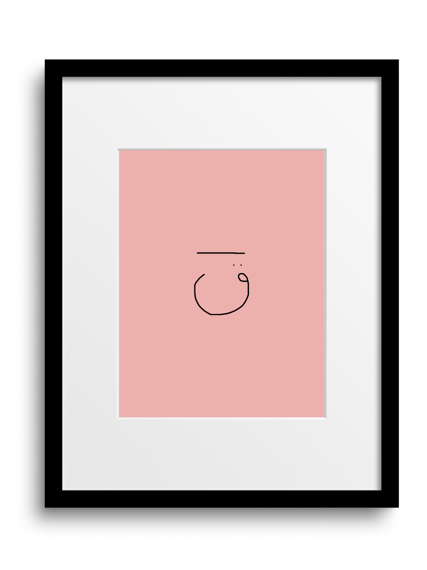 Divine Attributes | Qaf | Arabic Calligraphy | Pink