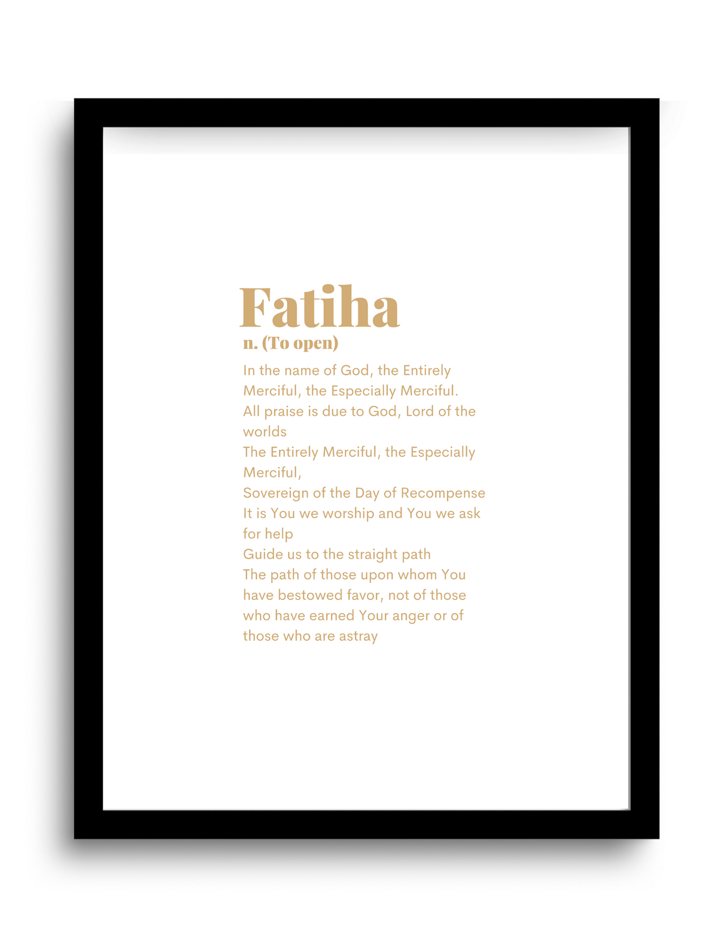 Fatiha | 1:1 Quran | English Translation | White