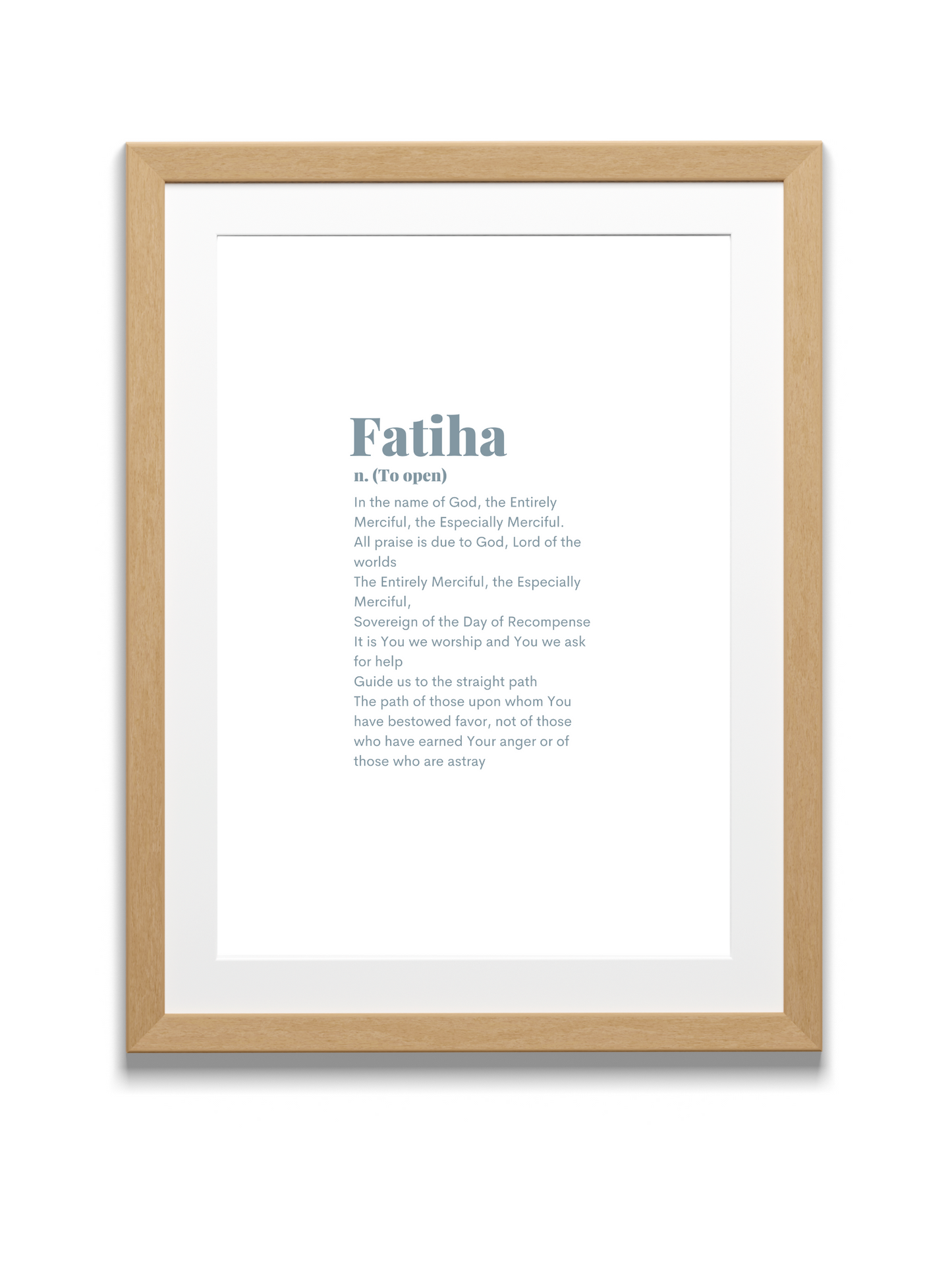 Fatiha | 1:1 Quran | English Translation | Blue