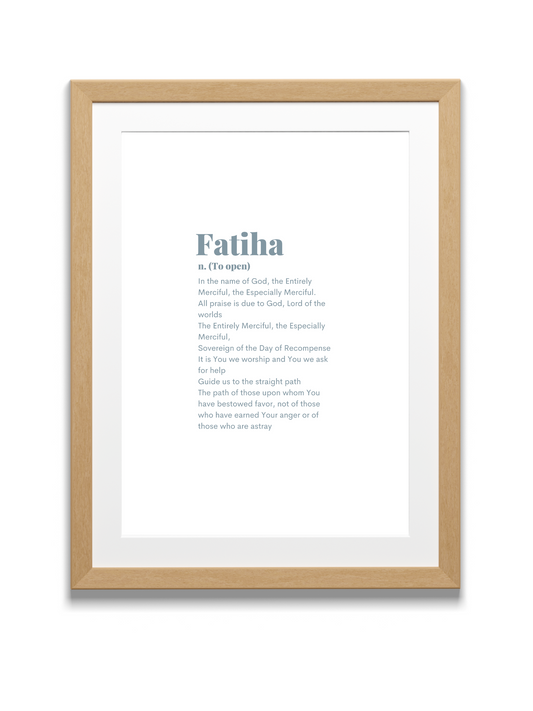 Fatiha | 1:1 Quran | English Translation | Blue
