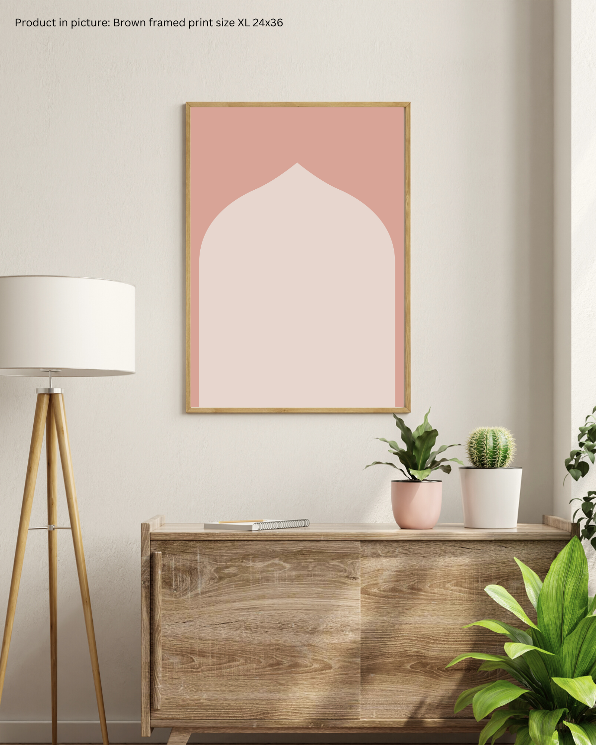 Islamic Arch | Wall art | Pink
