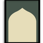 Islamic Arch | Wall art | Green