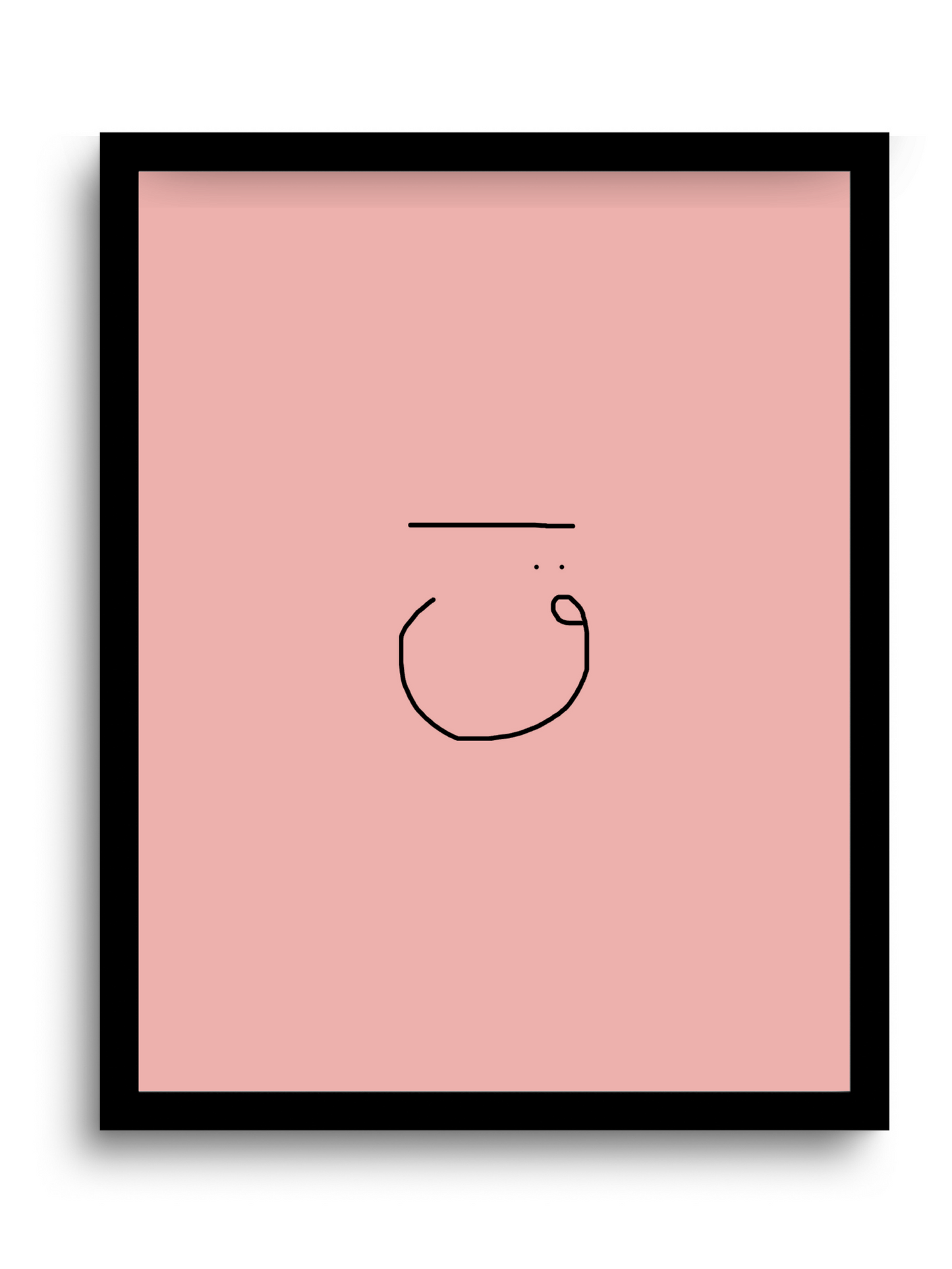 Divine Attributes | Qaf | Arabic Calligraphy | Pink