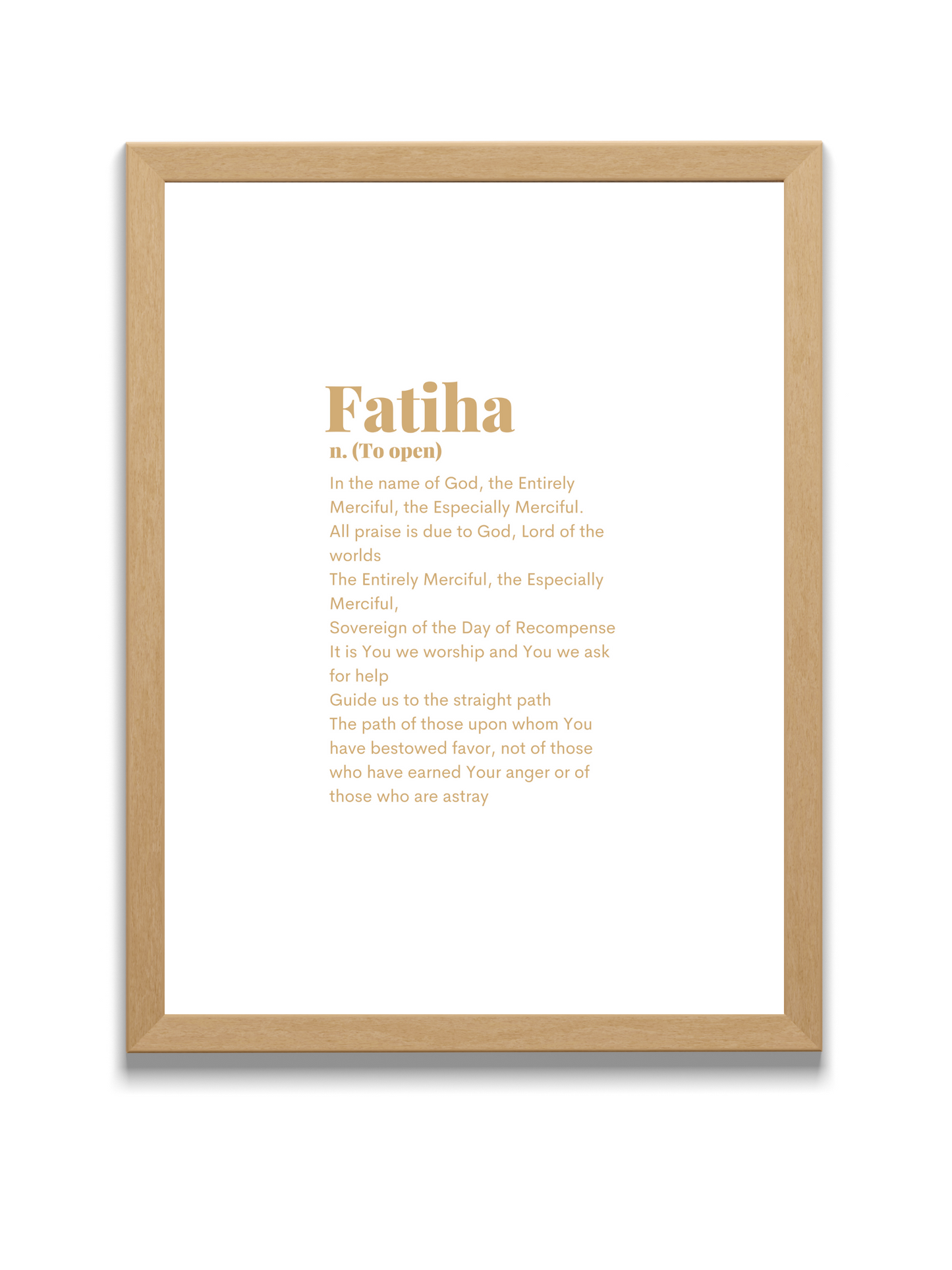 Fatiha | 1:1 Quran | English Translation | White
