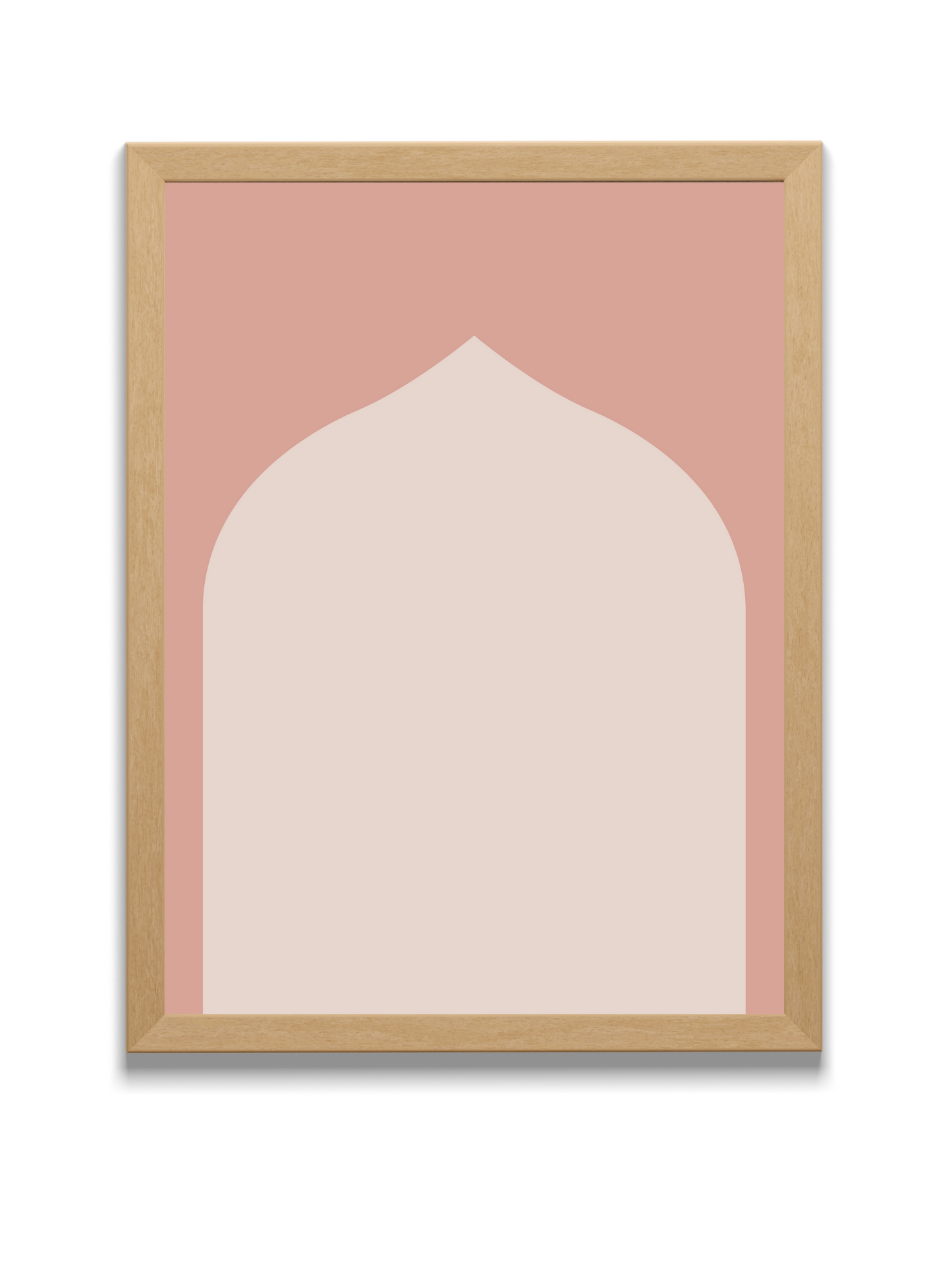 Islamic Arch | Wall art | Pink