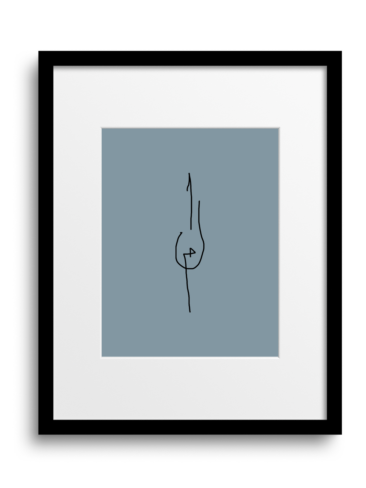 Divine Attributes | Alif laam meem | Arabic Calligraphy | Blue
